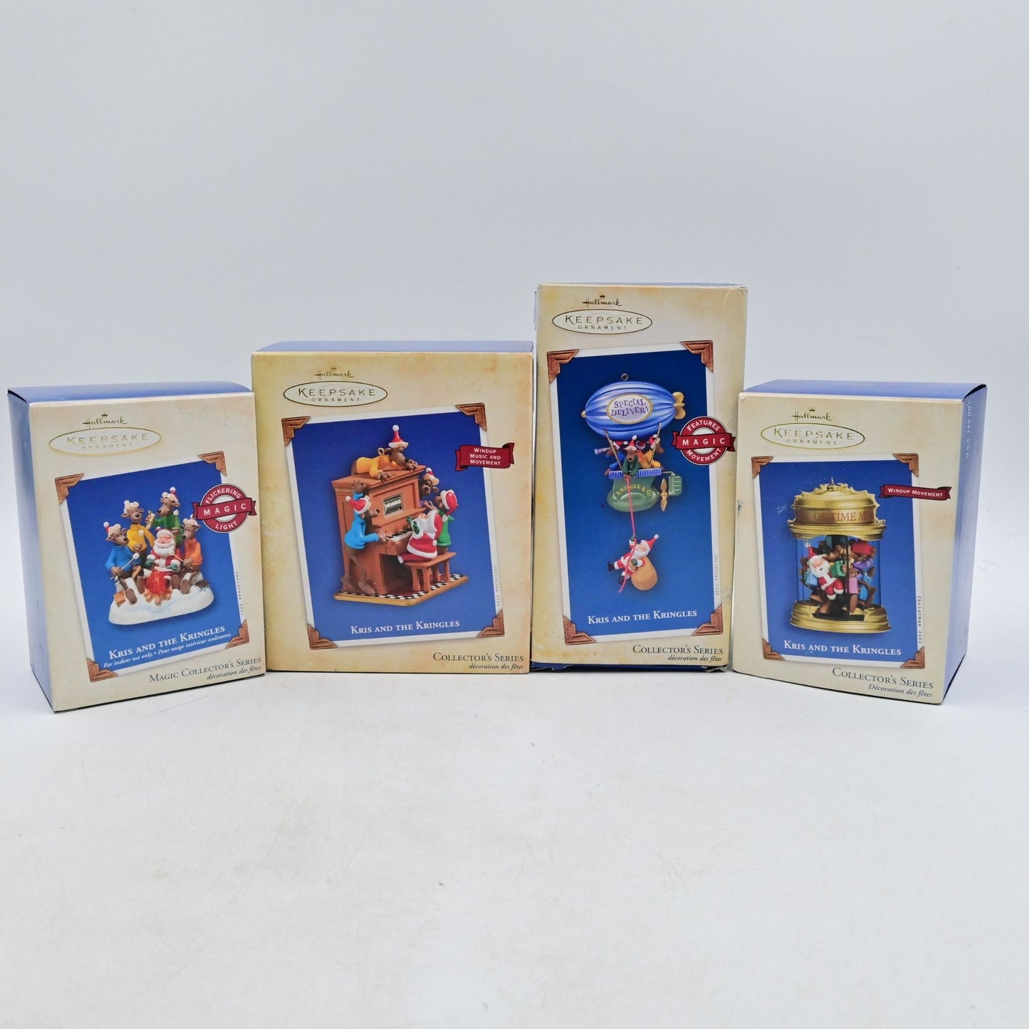 Hallmark Keepsake Kris And The Kringles Ornaments Vintage 2002-2005 Bundle