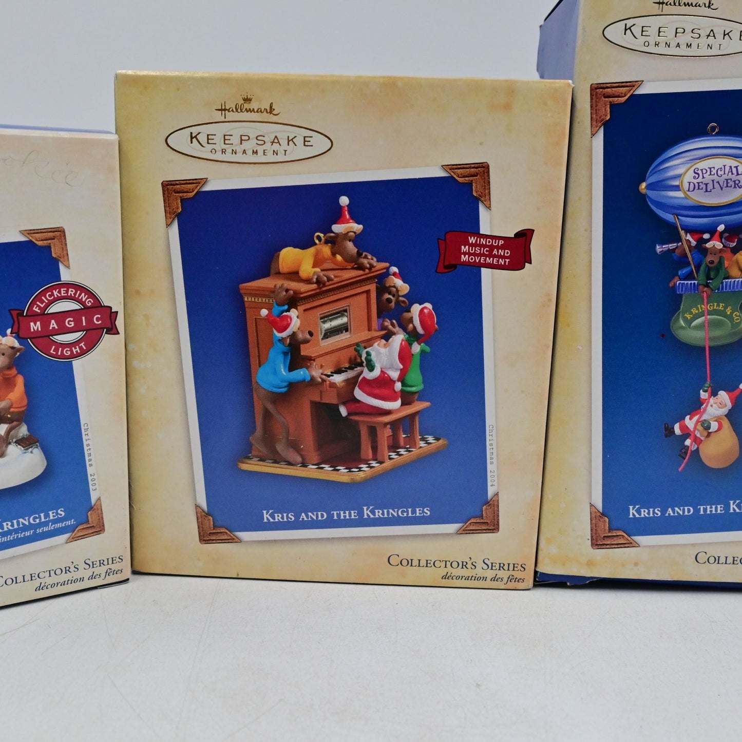 Hallmark Keepsake Kris And The Kringles Ornaments Vintage 2002-2005 Bundle