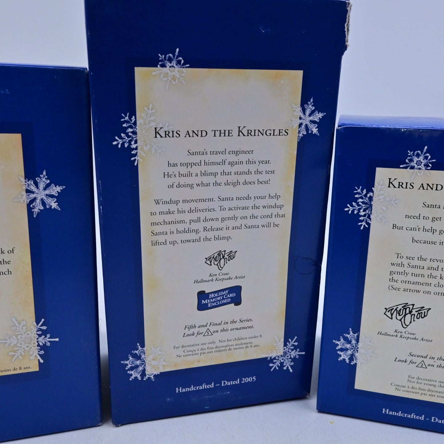 Hallmark Keepsake Kris And The Kringles Ornaments Vintage 2002-2005 Bundle