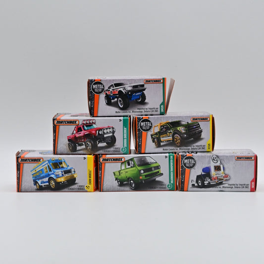 Matchbox Diecast Truck Lot Of 6 New In Box