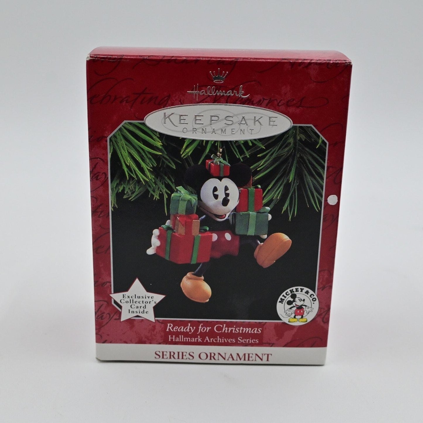 Disney Hallmark Keepsake Minnie Mouse Ready For Christmas Ornament
