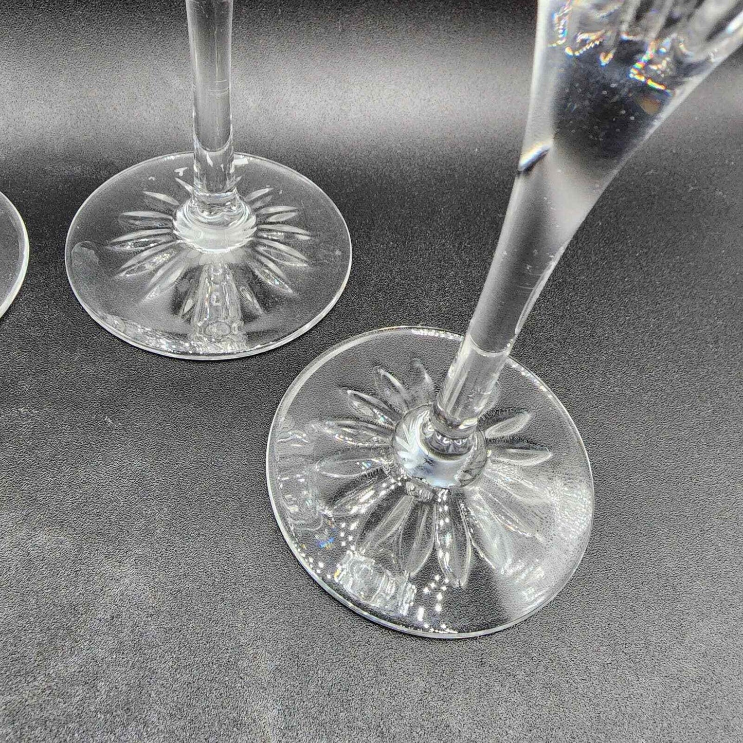 Cristal D' Arques Cassandra Gold Champagne Flutes Set Of 4