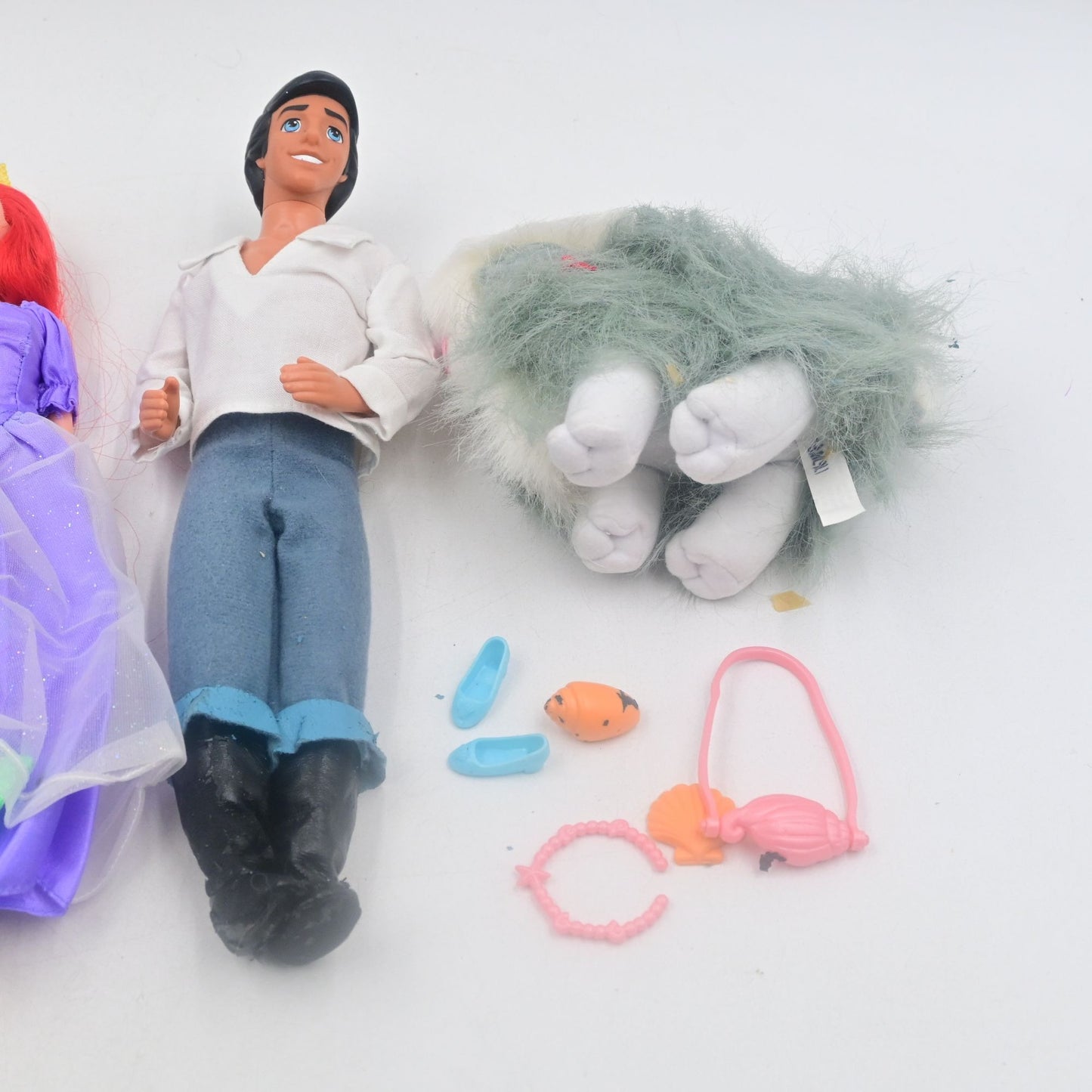Disney The Little Mermaid Ariel, Prince Eric, & Max Bundle - Damaged