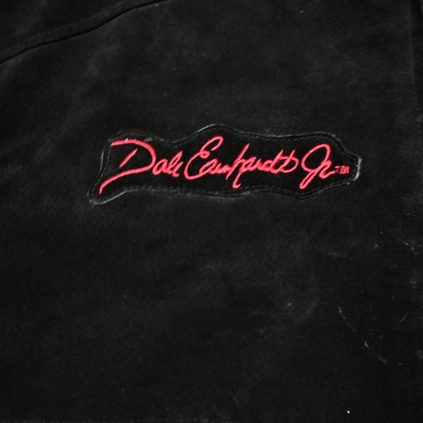 Dale Earnhardt Jr Jeff Hamilton Pro Sport Suede Jacket Black Vintage XL