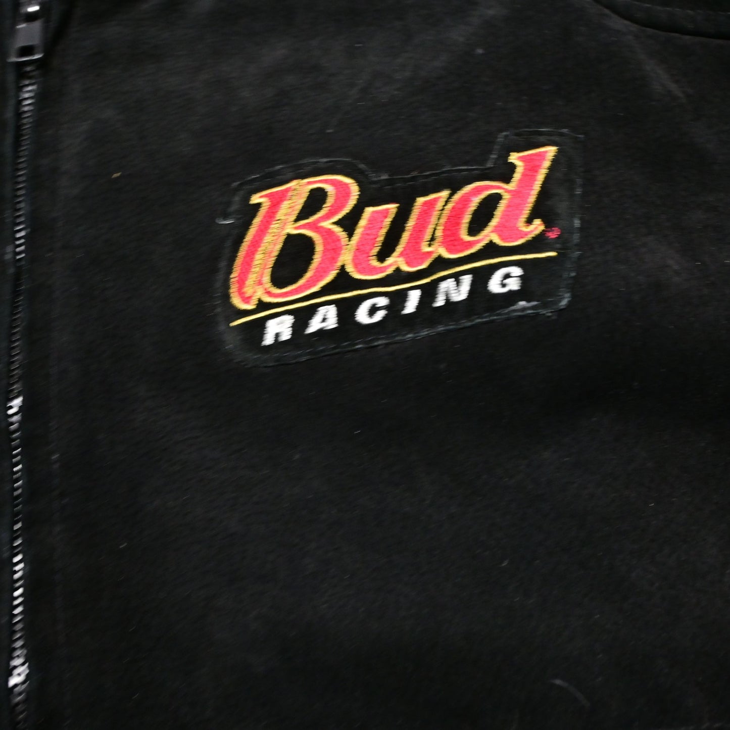 Dale Earnhardt Jr Jeff Hamilton Pro Sport Suede Jacket Black Vintage XL