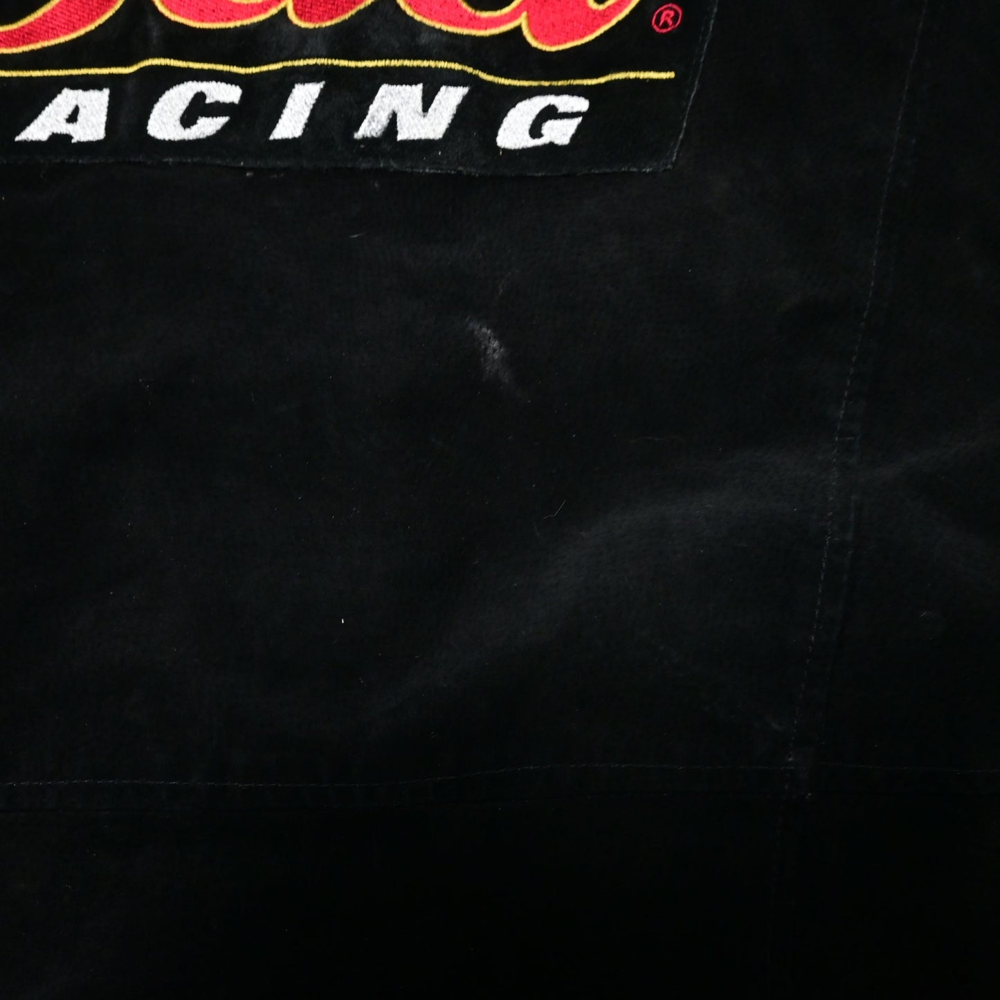 Dale Earnhardt Jr Jeff Hamilton Pro Sport Suede Jacket Black Vintage XL