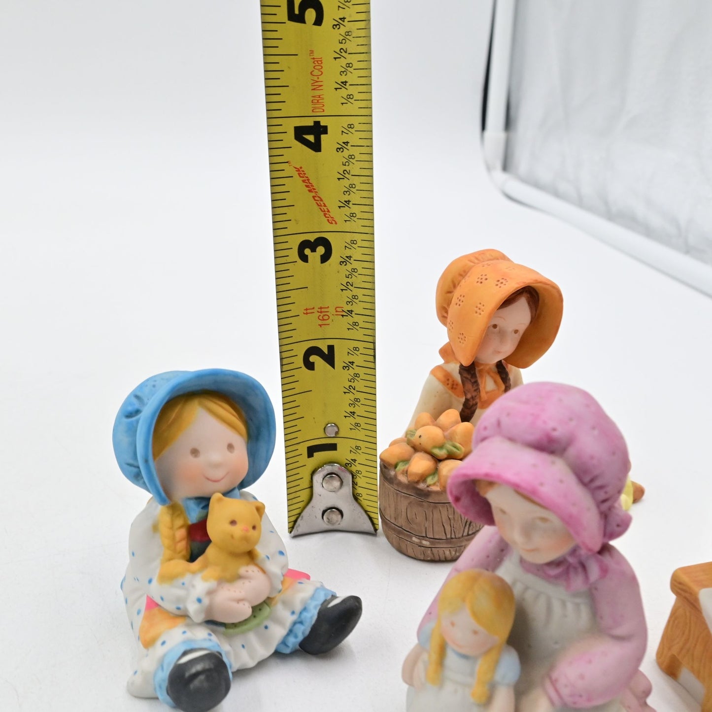 Holly Hobbie American Greetings Miniature Figure Bundle Of 6 - Vintage
