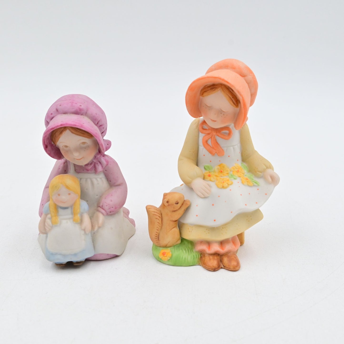 Holly Hobbie American Greetings Miniature Figure Bundle Of 6 - Vintage