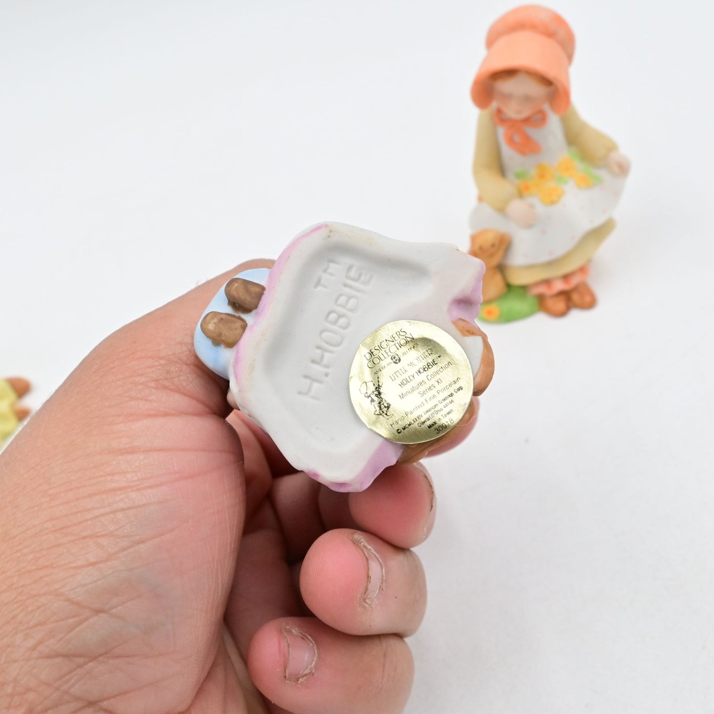 Holly Hobbie American Greetings Miniature Figure Bundle Of 6 - Vintage