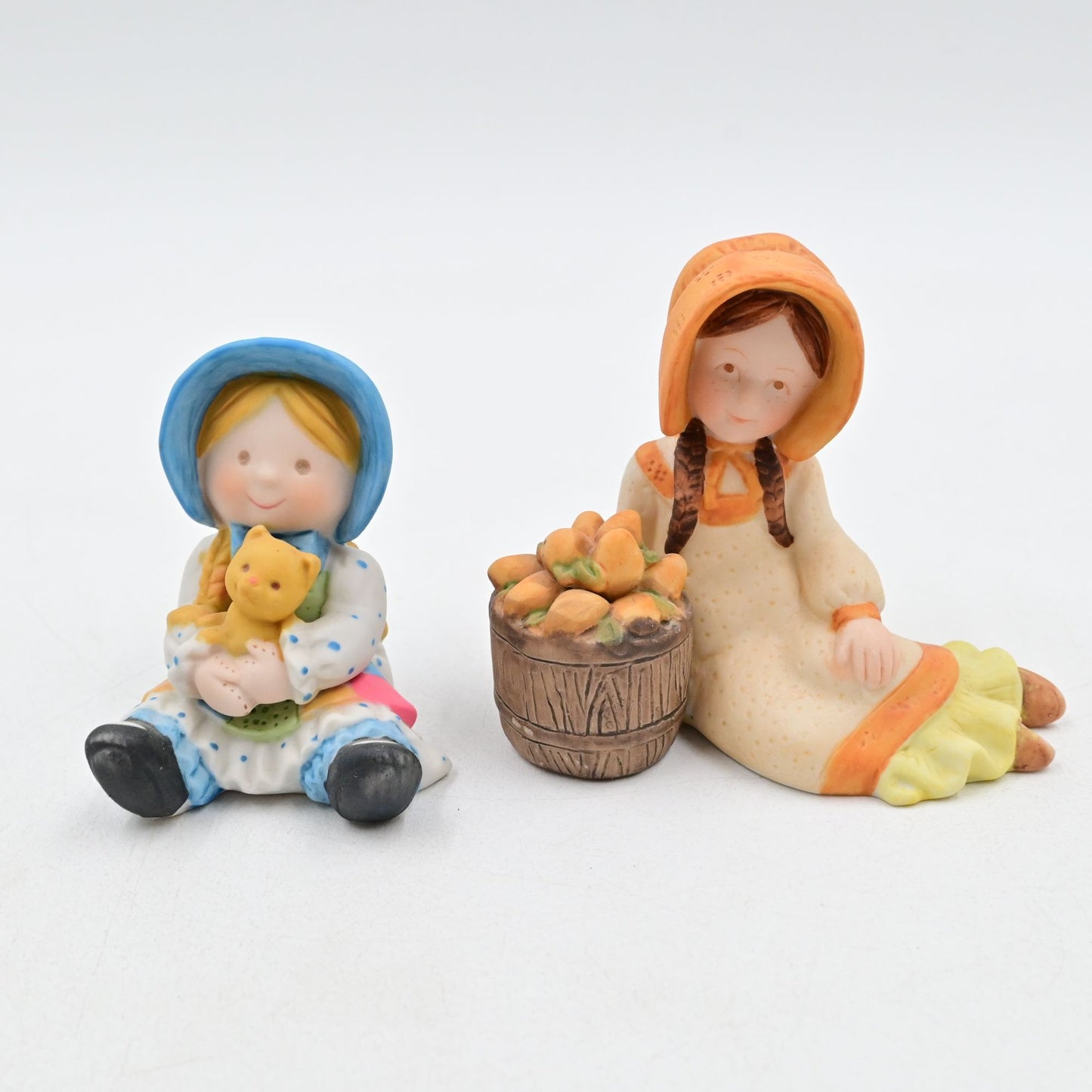 Holly Hobbie American Greetings Miniature Figure Bundle Of 6 - Vintage