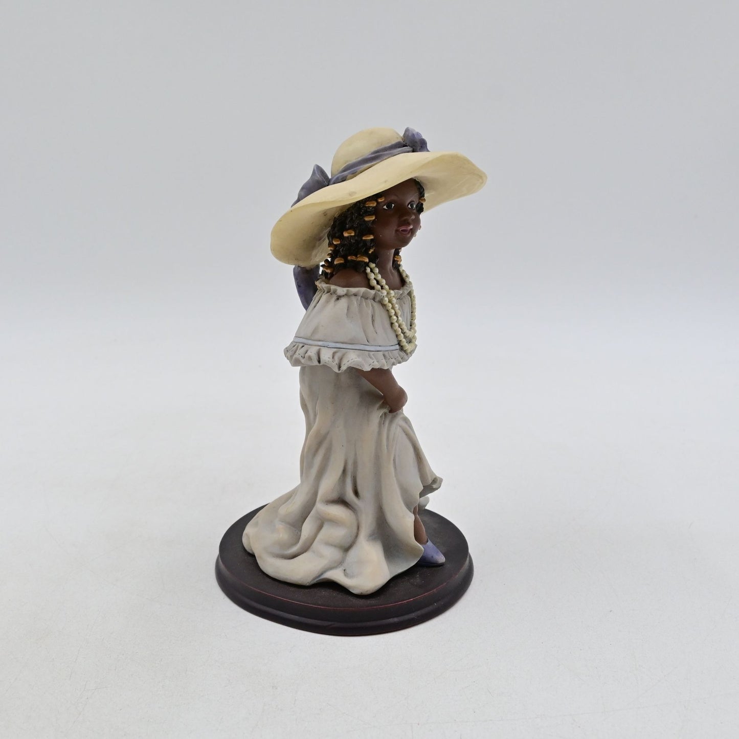 UTI African American Girl Playing Dress Up Vintage Figure