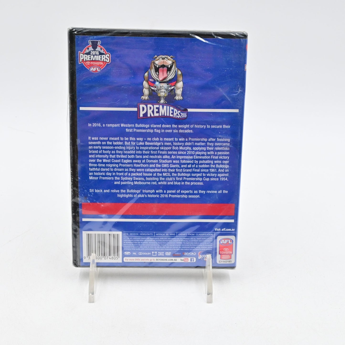 AFL Western Bulldogs 2016 Season Highlights Region 4 DVD New Sealed