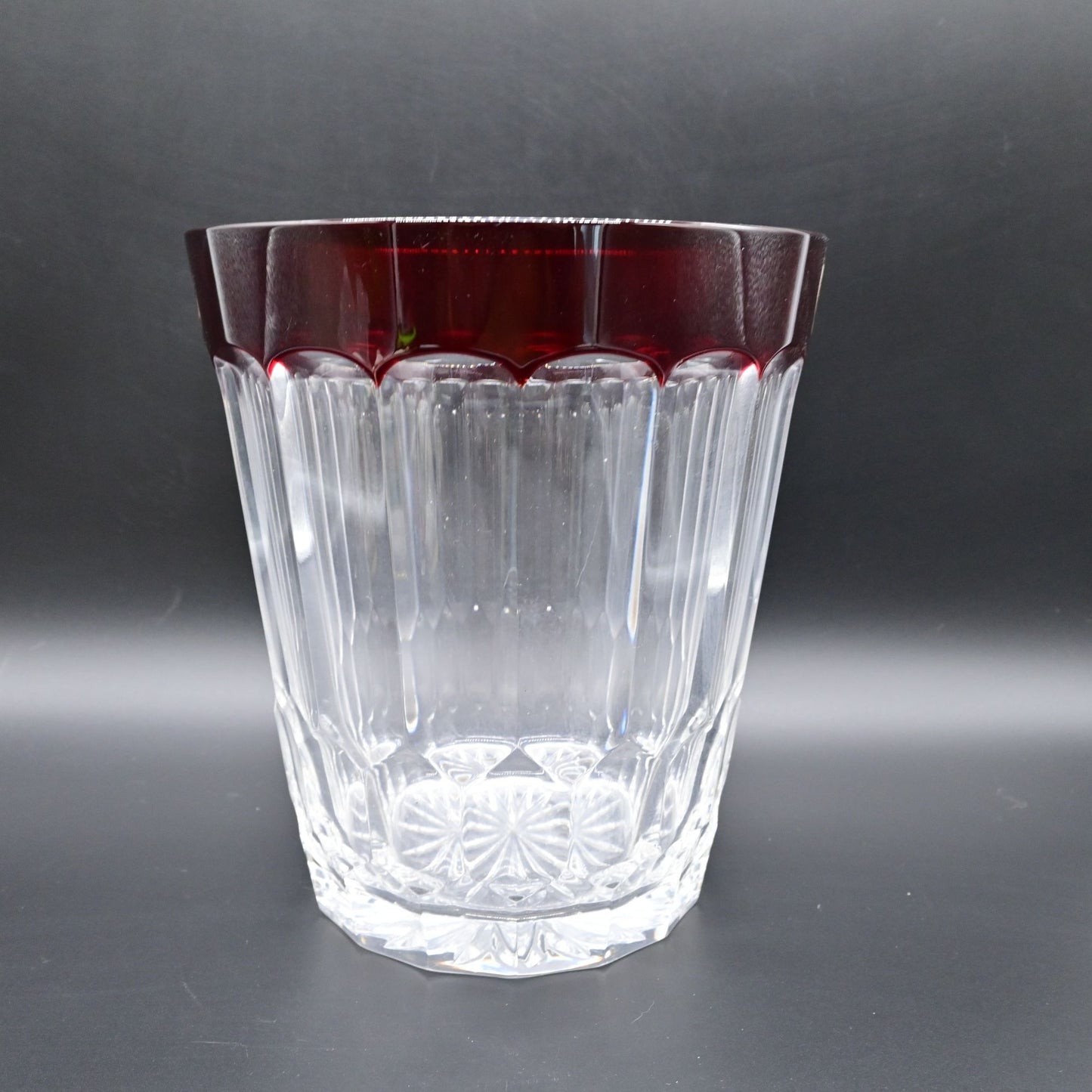 Waterford Crystal Simply Red Ice Bucket Retired