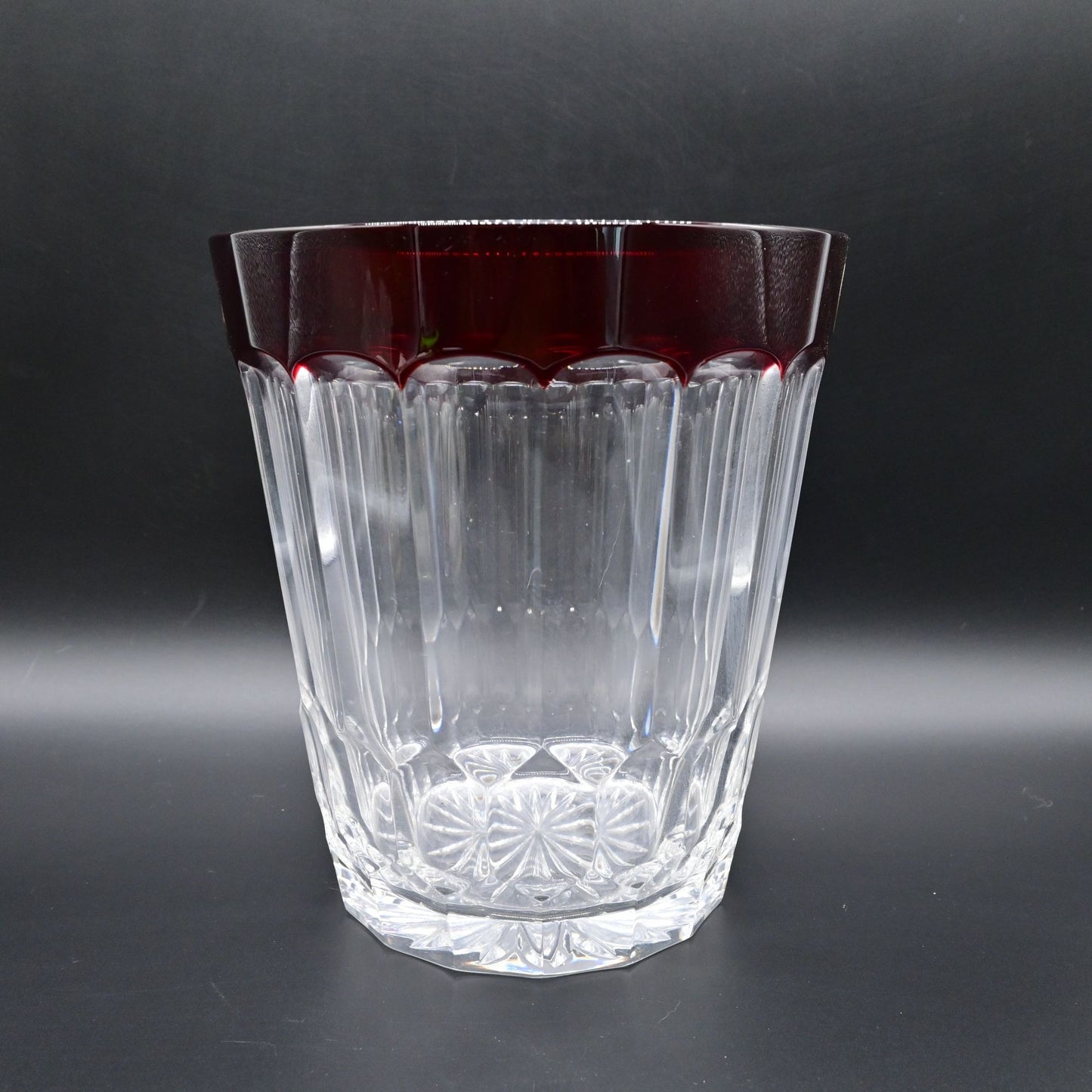 Waterford Crystal Simply Red Ice Bucket Retired