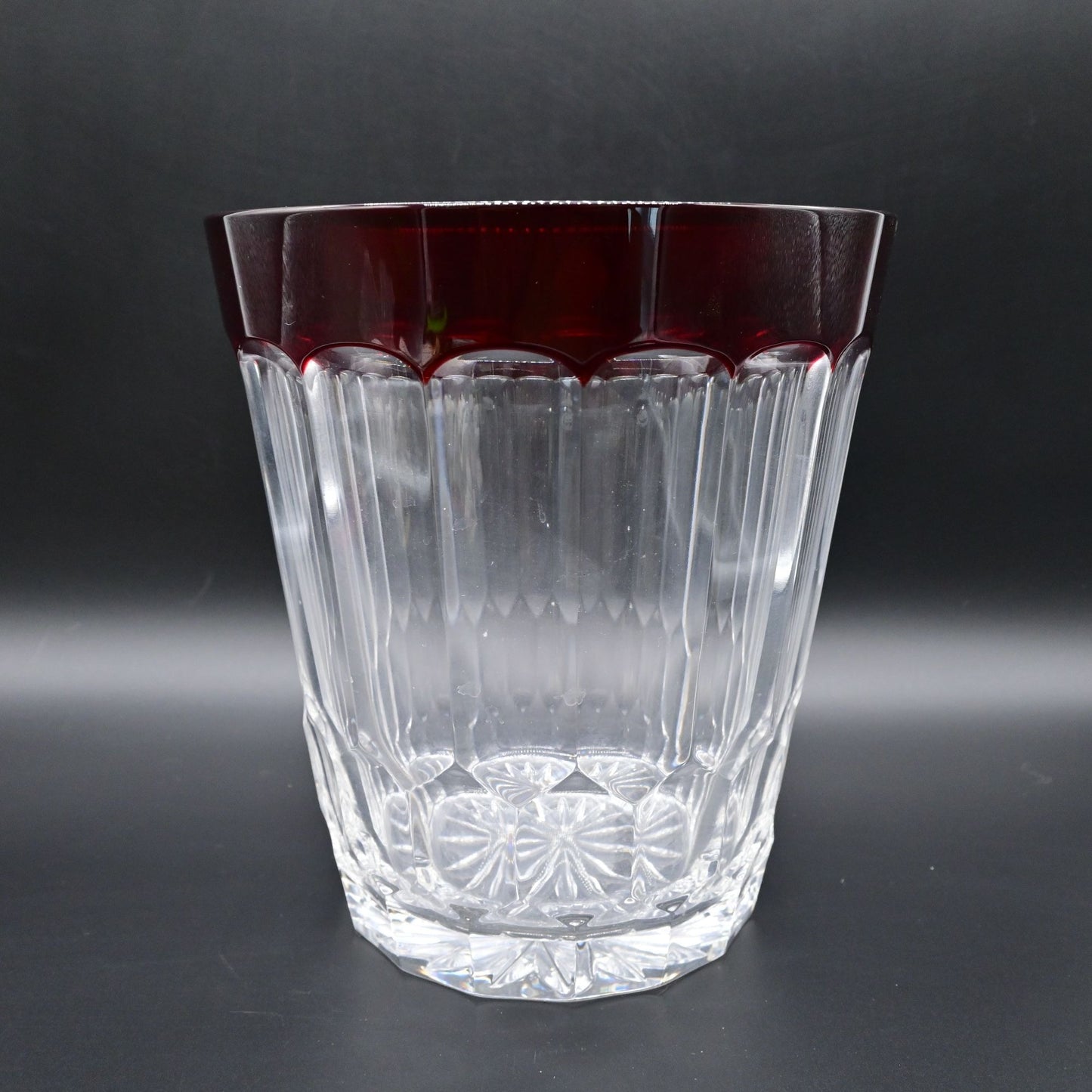 Waterford Crystal Simply Red Ice Bucket Retired