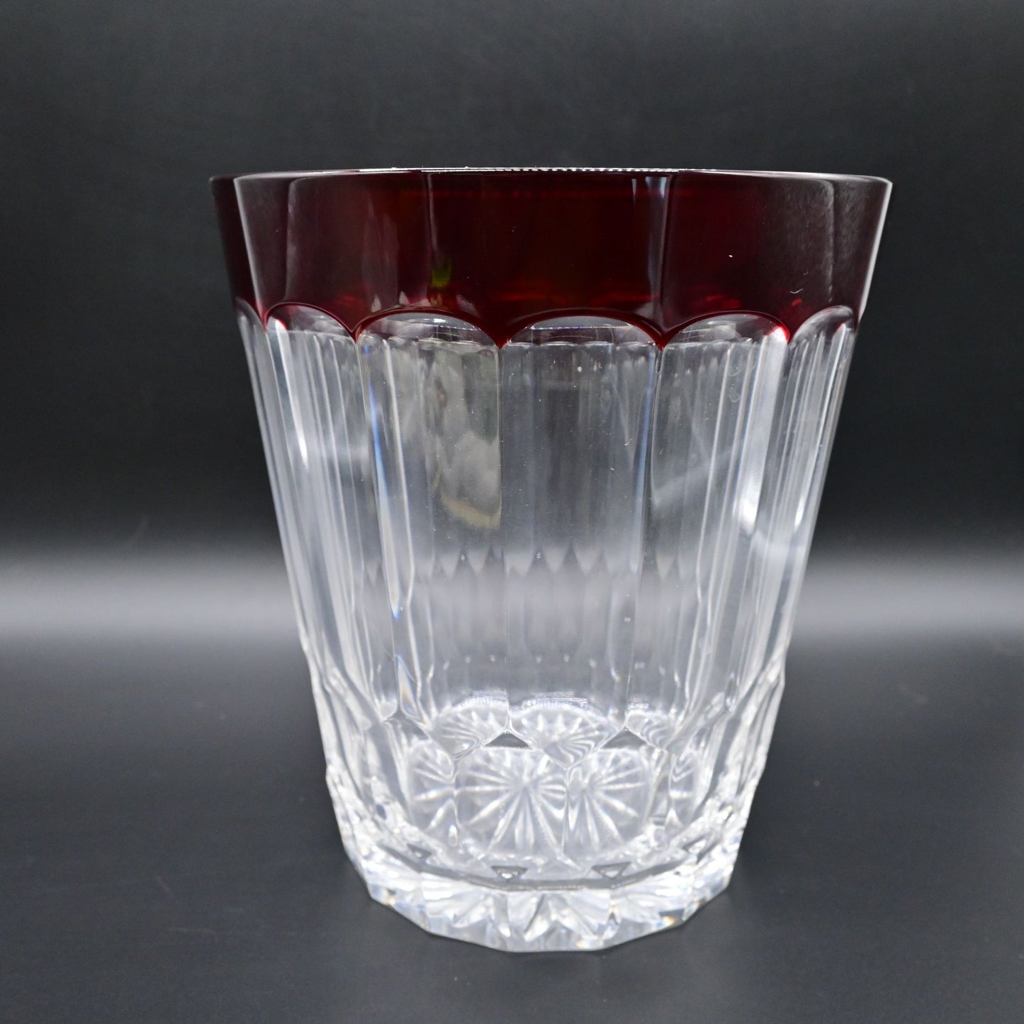 Waterford Crystal Simply Red Ice Bucket Retired