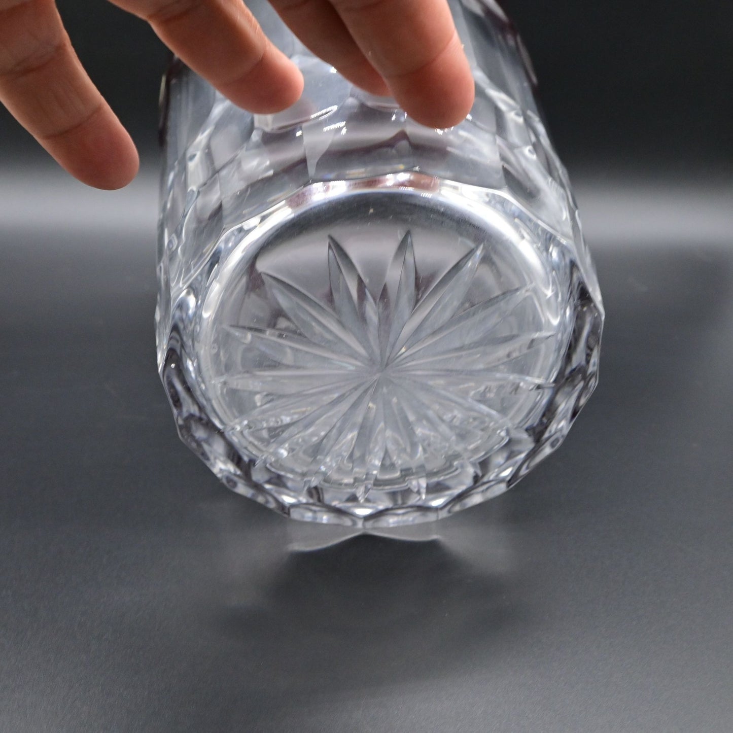 Waterford Crystal Simply Red Ice Bucket Retired