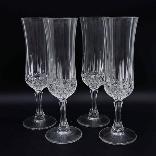 St. George Crystal Champagne Flute Set Of 4