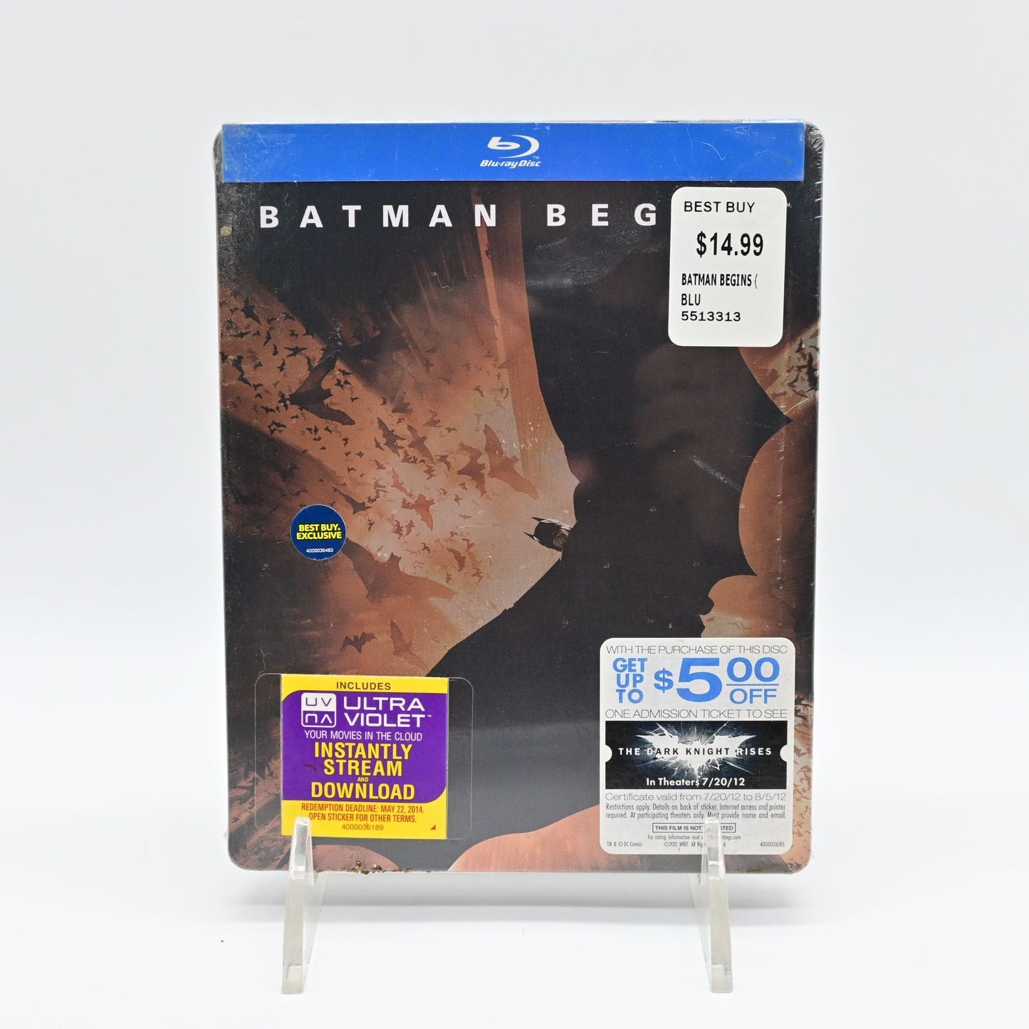 Batman Begins Blu-Ray With UltraViolet Digital Copy Sealed