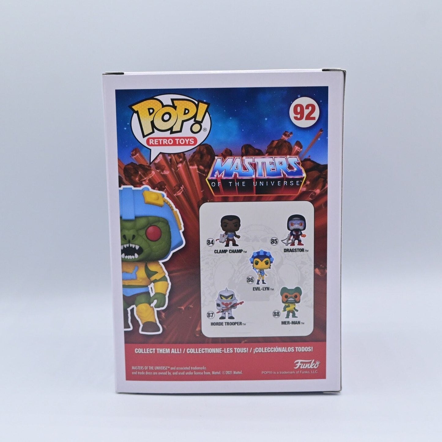 Funko Pop Retro Toys Masters Of The Universe Snake Man-At-Arms 92