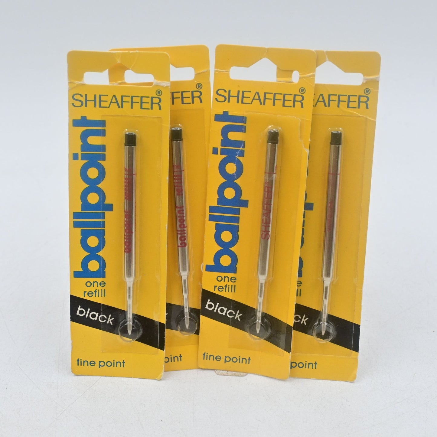 Sheaffer Ballpoint Pen Refill Black Fine Point Ink Vintage Bundle Of 3