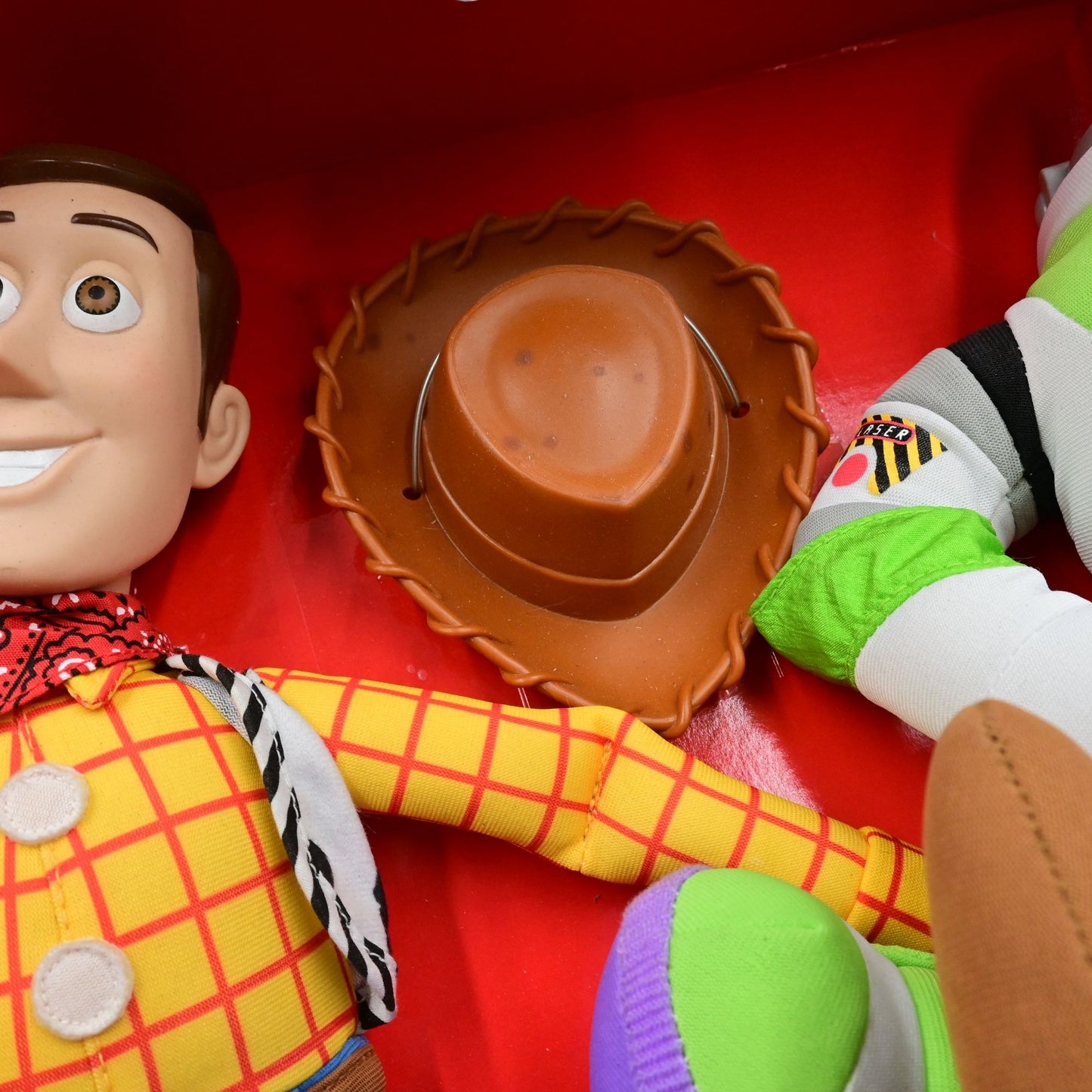 Rare Toy Story Woody & Buzz Lightyear Plush Toy Set NOS Mattel 82855