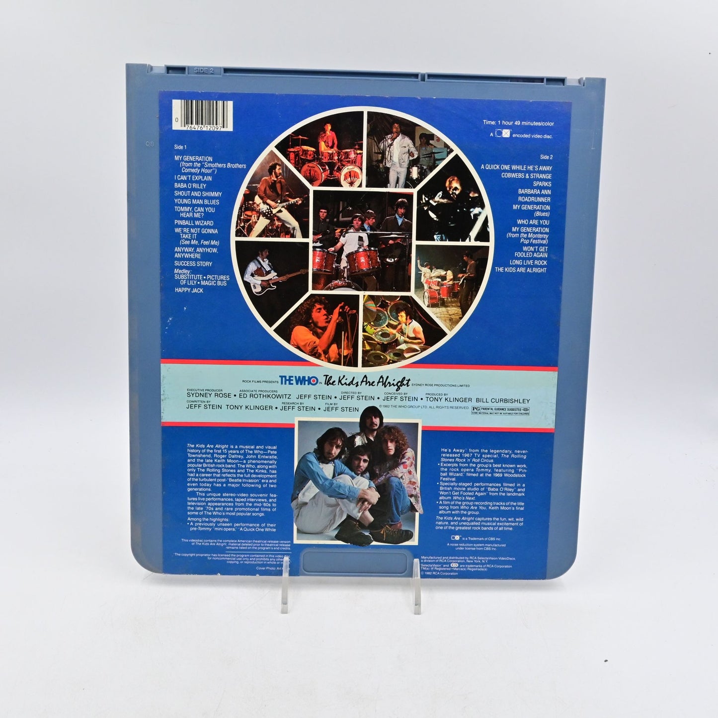 The Who- The Kids are alright RCA CED Video Disc