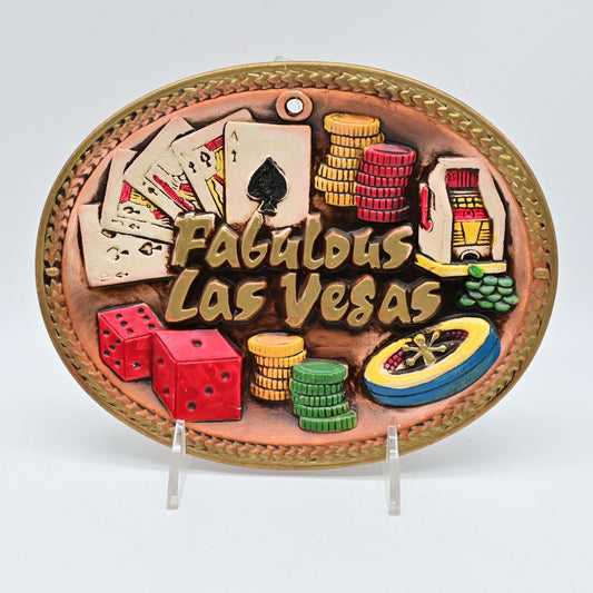 Donmar Fabulous Las Vegas Display Plate Vintage 1992