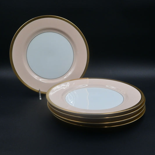 Fitz & Floyd Versailles Shell Peach Dinner Plate 130114 Set Of 5