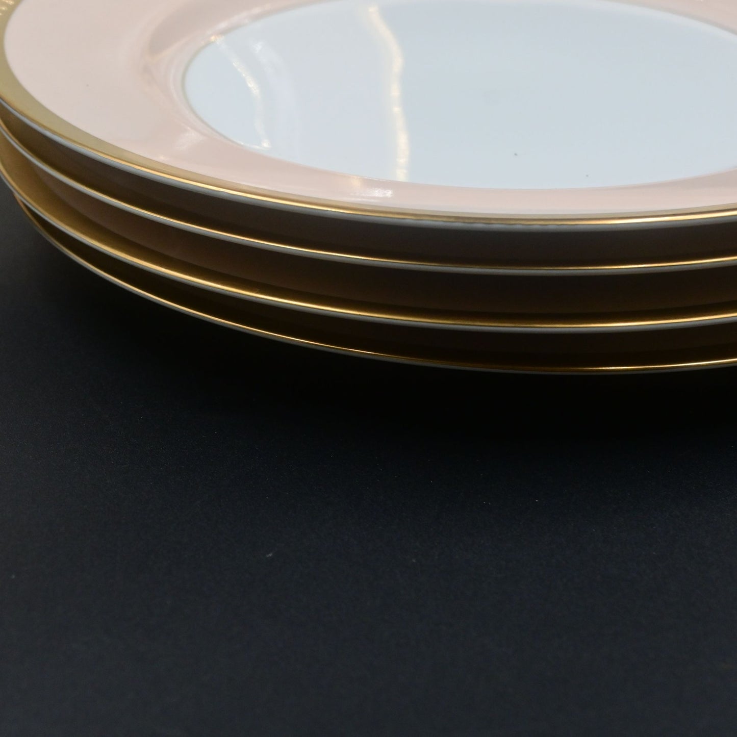 Fitz & Floyd Versailles Shell Peach Dinner Plate 130114 Set Of 5