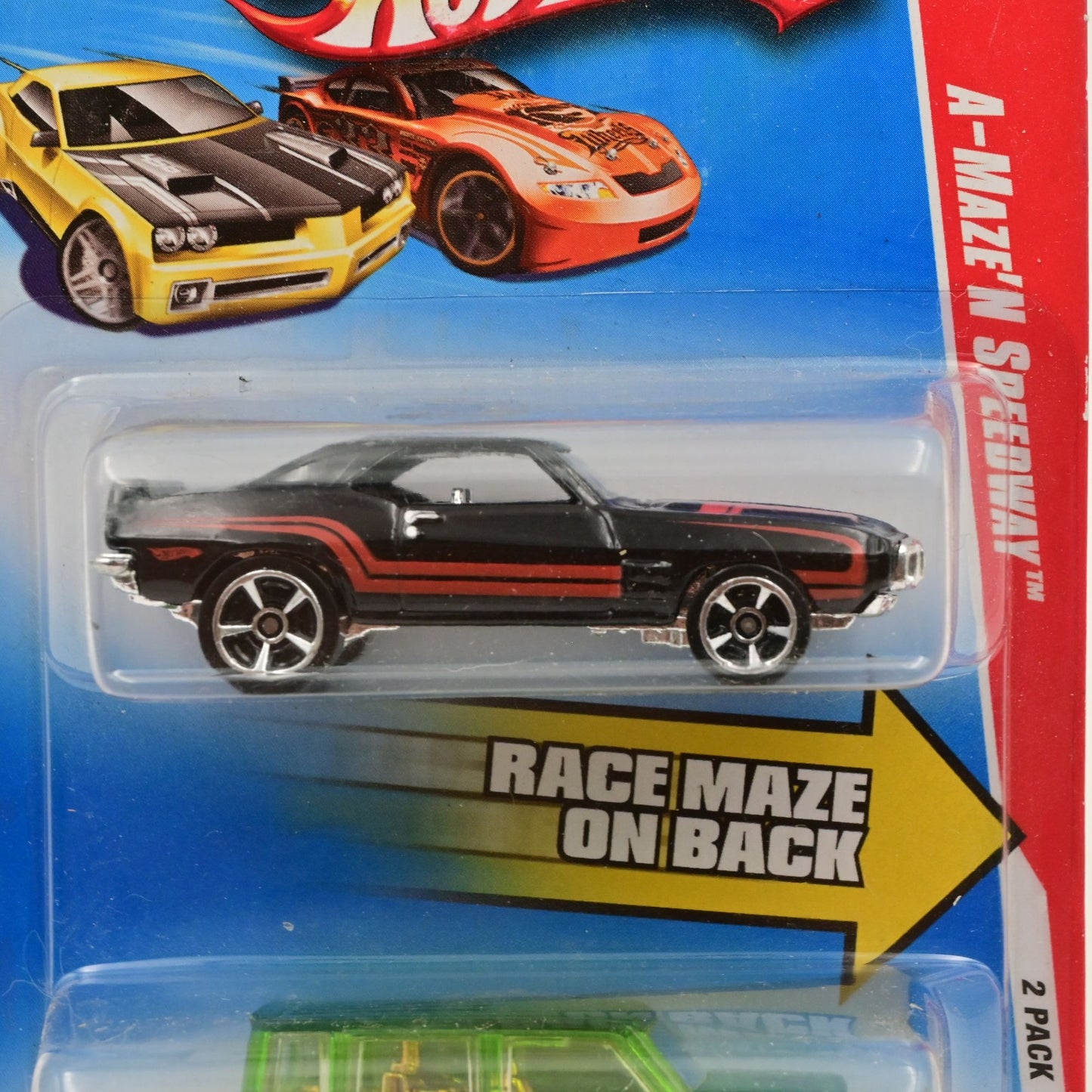 Hot Wheels A-Maze N Speedway 2-Pack '69 Pontiac Firebird & Scion XB Die-Cast Cars