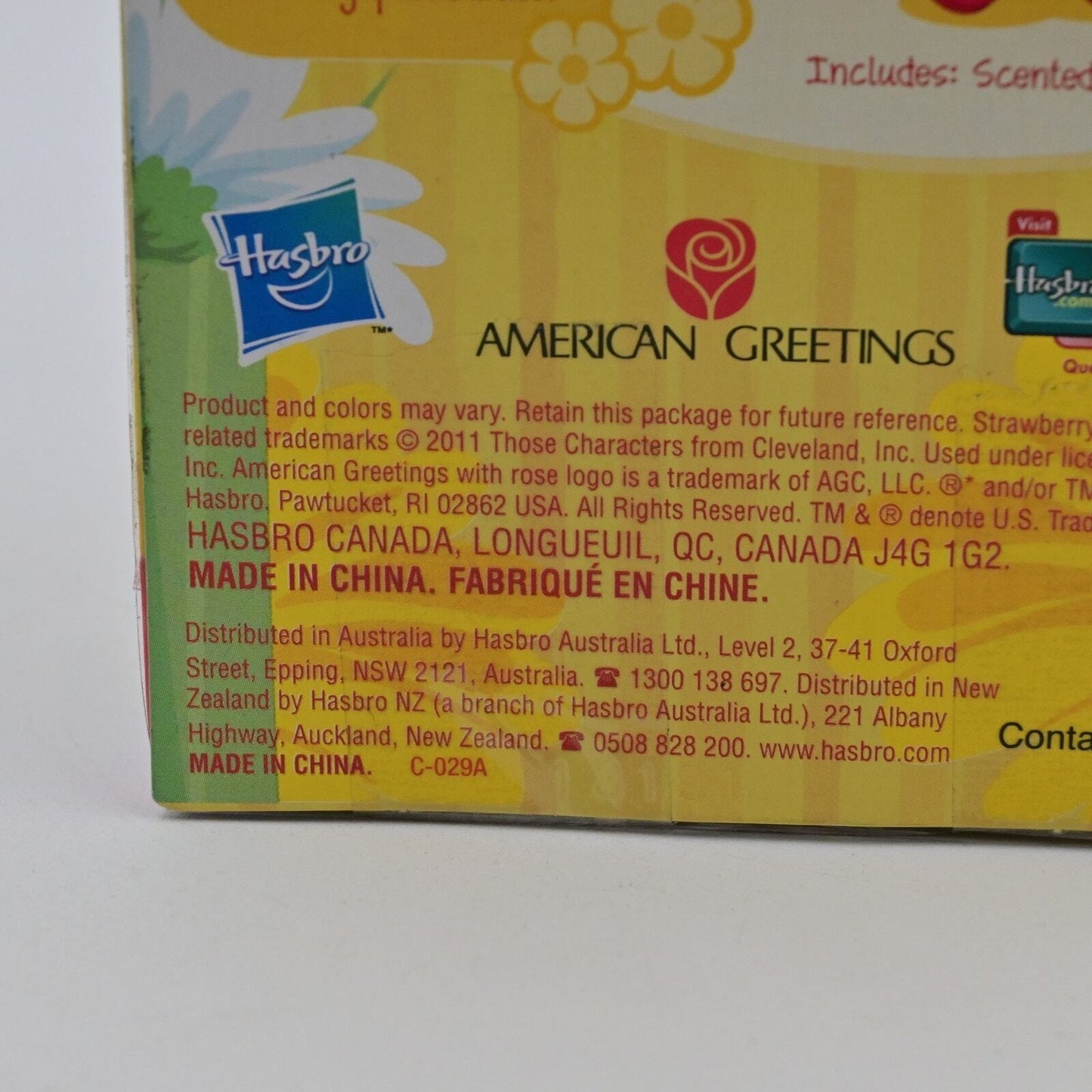 2011 Hasbro Strawberry Shortcake Figure American Greetings