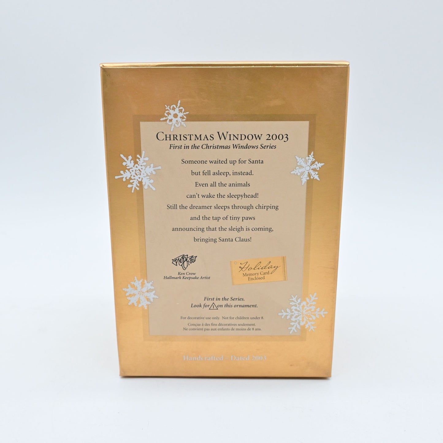 Vintage 2003 Hallmark Keepsake Christmas Window First In Series