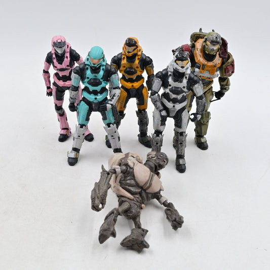 McFarlane Halo Reach Series Action Figures Bundle Of 6 Loose No Accessories