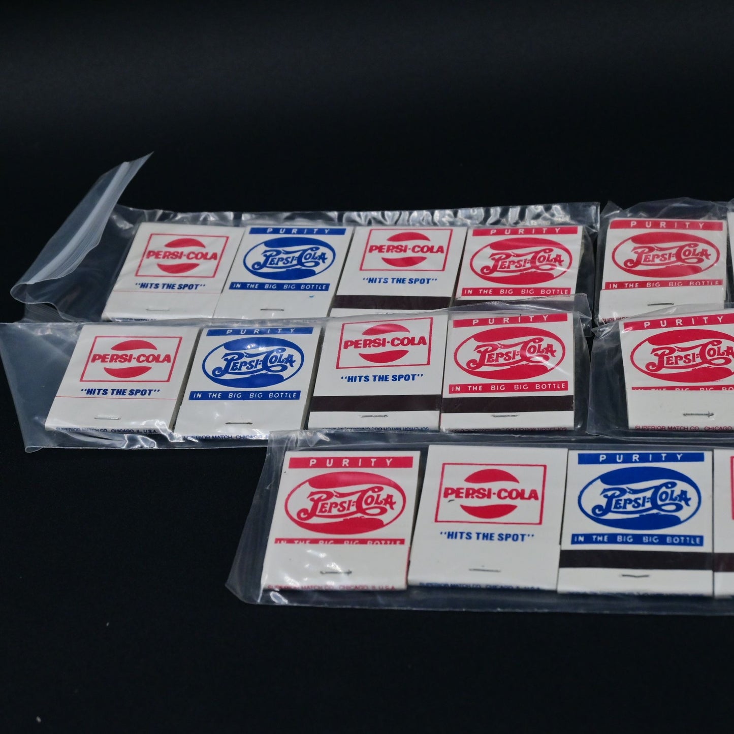 Pepsi Cola Vintage Matchbook Set Of 20 Brand New