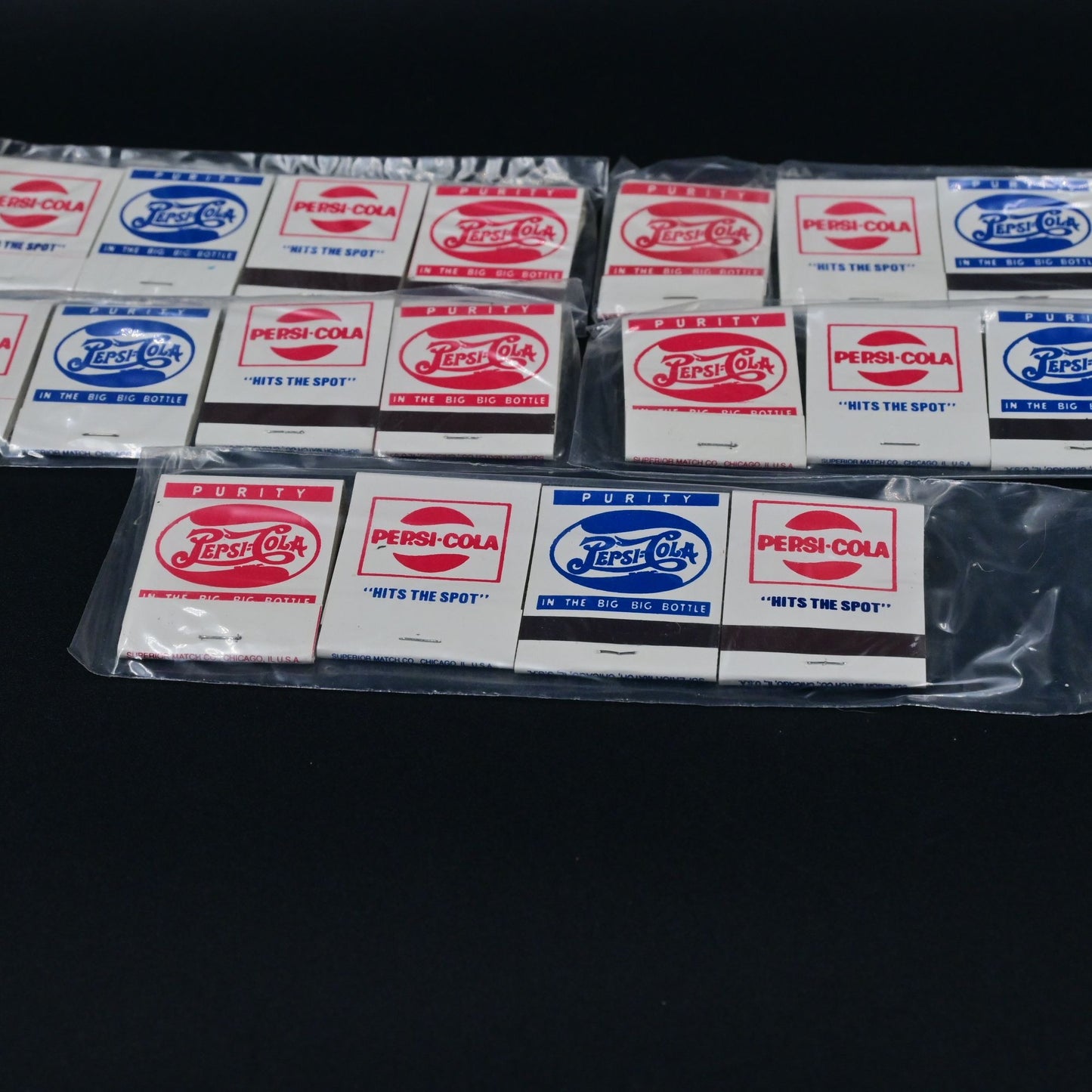 Pepsi Cola Vintage Matchbook Set Of 20 Brand New