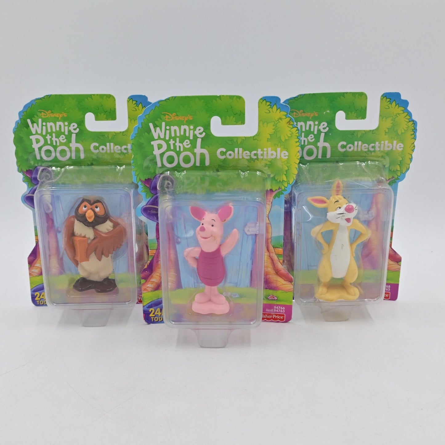 Fisher Price Winnie The Pooh Collectible Owl, Rabbit, Piglet Bundle Of 3