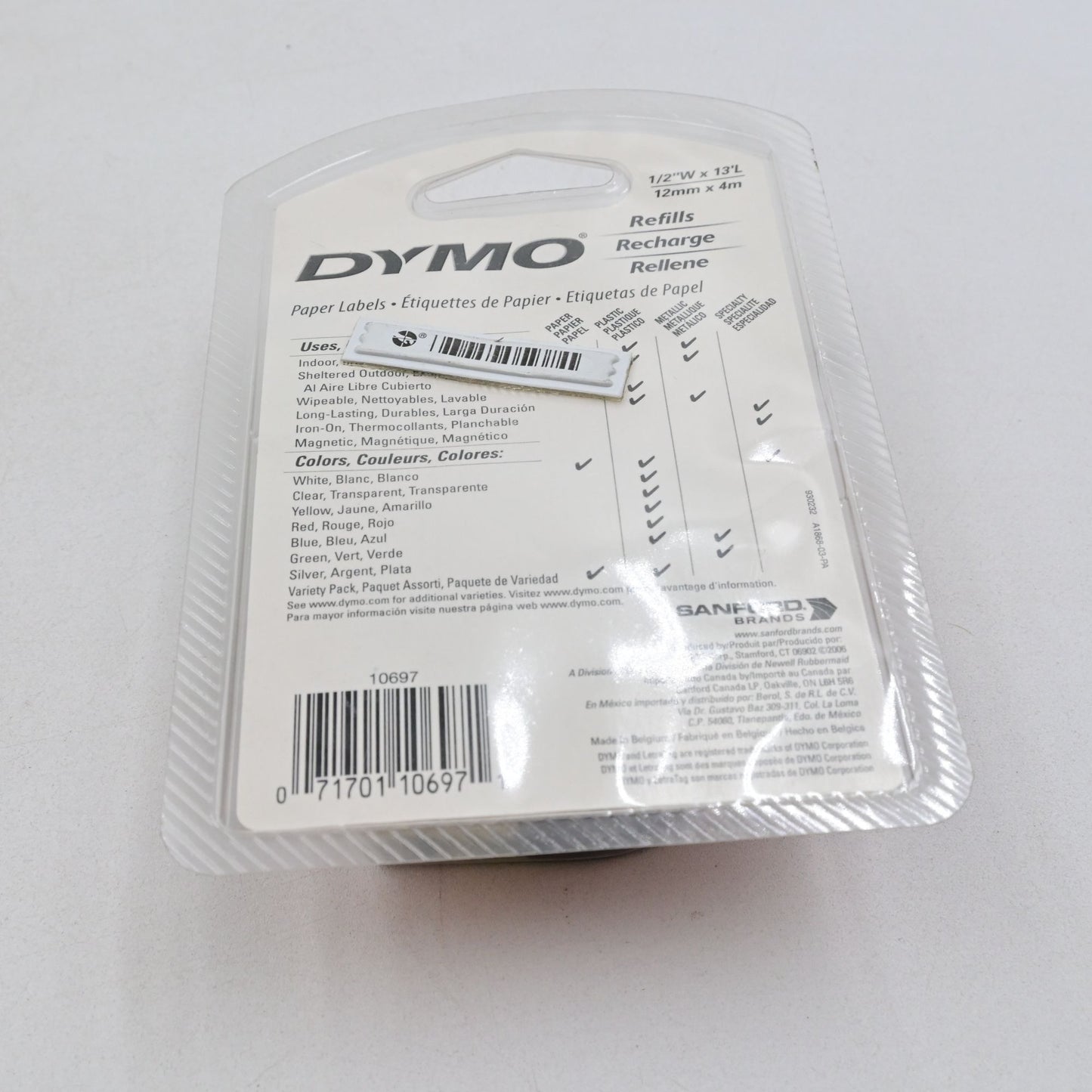 Dymo LetraTag QX50 Label Maker W/ 2 Pack Label Cartridge