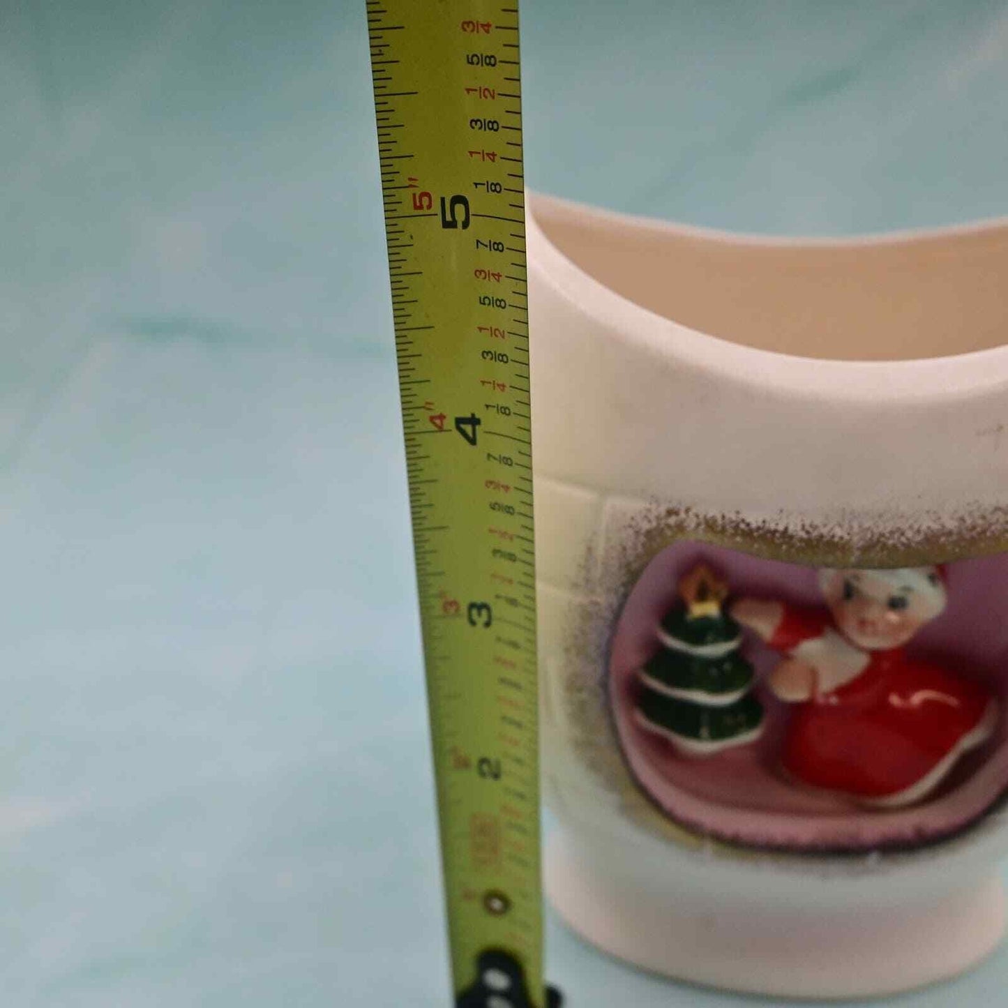Holt Howard Christmas Pixie Mrs. Claus 3d Ceramic Vintage Planter - Read Below