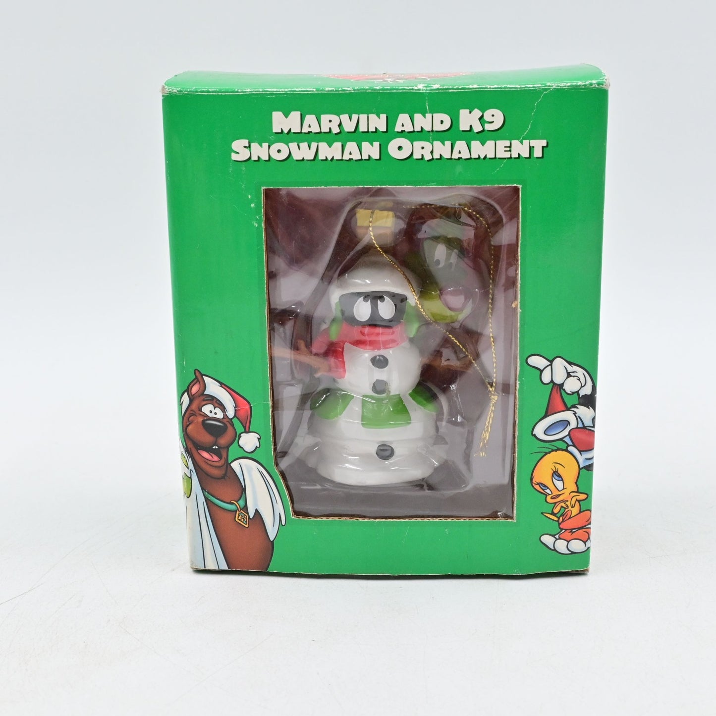 Marvin K9 Christmas Snowman Ornament Warner Brothers Vintage 1997