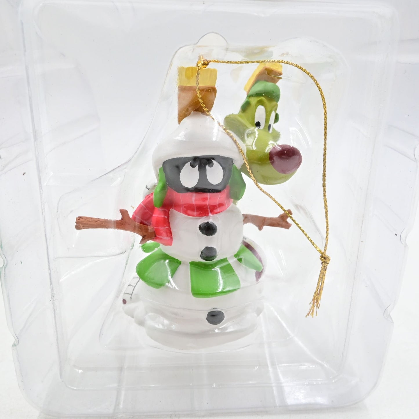 Marvin K9 Christmas Snowman Ornament Warner Brothers Vintage 1997