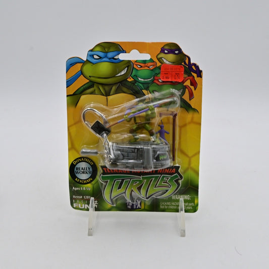 Vintage 2003 Teenage Mutant Ninja Turtles Donatello Keychain Basic Fun