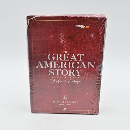 Hillsdale College The Great American Story: A Land of Hope 3 DVD Set.