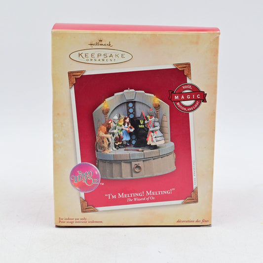 Hallmark Keepsake Ornament The Wizard of Oz I'm Melting! Melting!  Vintage 2004