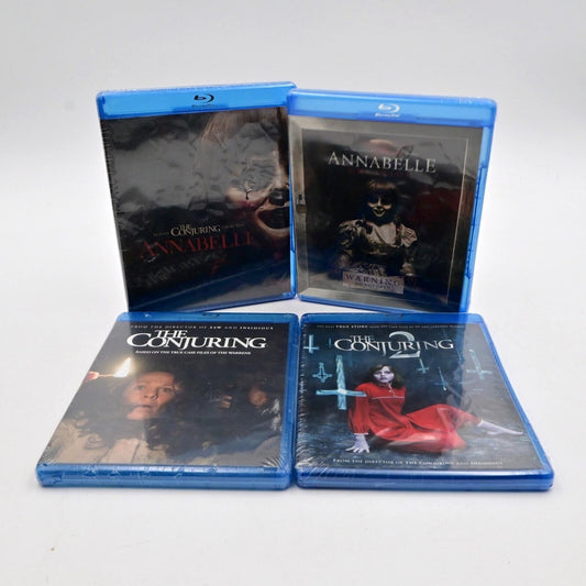 The Conjuring, The Conjuring 2, Annabelle, Annabelle: Creation Blu Ray Bundle