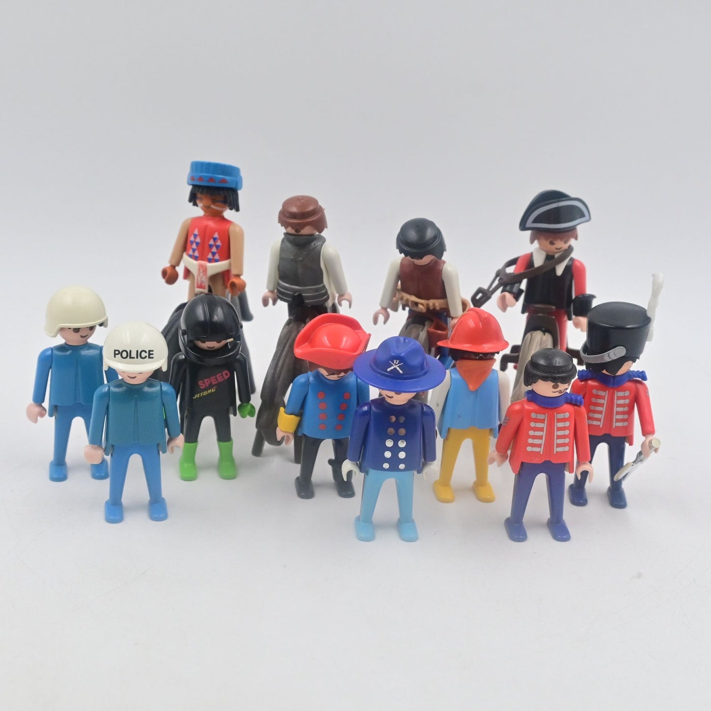 Playmobile Various Figures & Horses Bundle Of 16 Pieces
