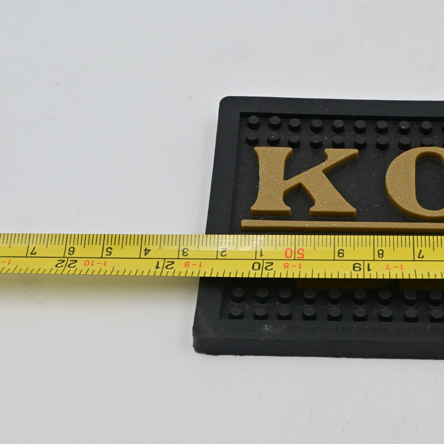 Korbel California Brandy Bar Mat Rubber Spill/Pour Drink Mat