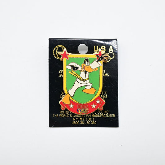 Vintage Looney Tunes USA Olympic Daffy Duck Pin