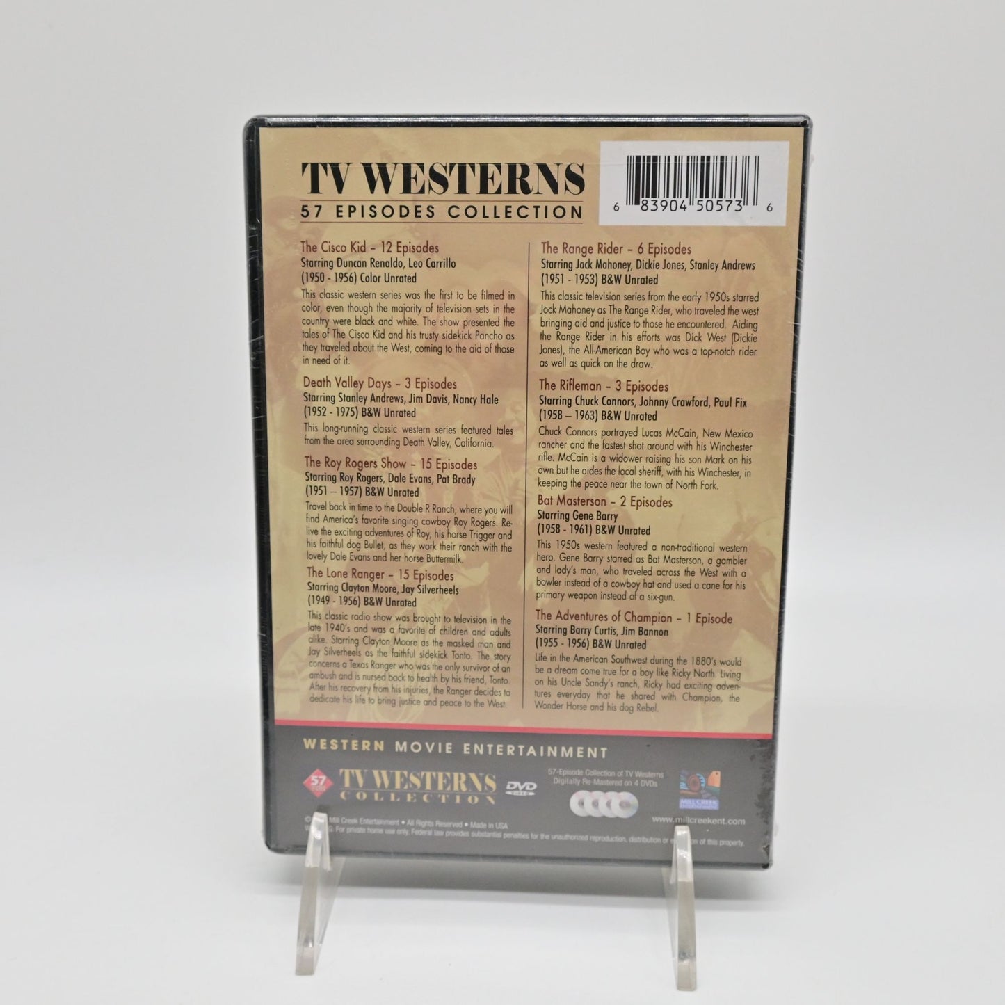Tv Westerns Collection DVD Set 57 Episodes Classic Western Shows