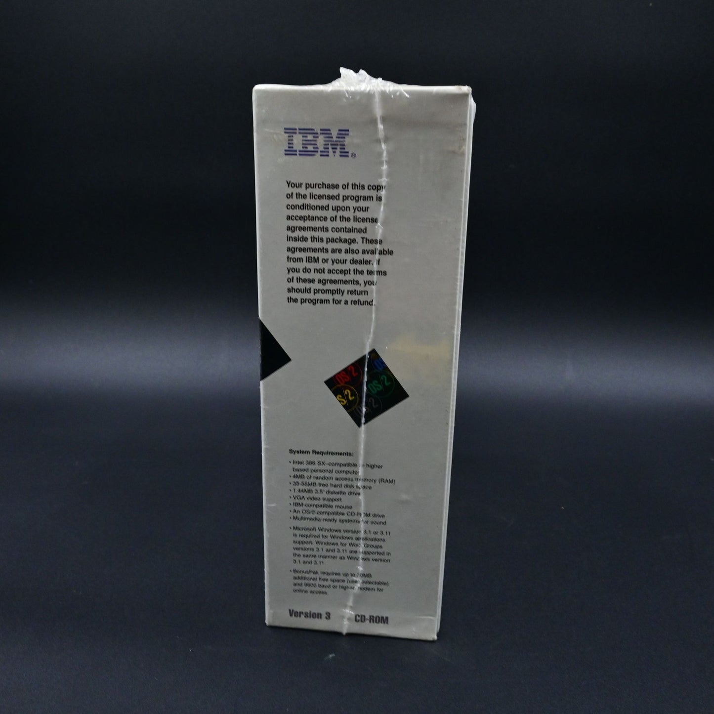 IBM OS/2 Warp Version 3 with BonusPak 3.5" Floppy Disks New Sealed